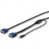 StarTech.com 4.6 m (15 ft.) USB KVM Cable for StarTech.com Rackmount Consoles - VGA and USB KVM Console Cable (RKCONSUV15)