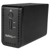 StarTech.com 2-Bay 3.5in HDD Enclosure with RAID - USB 3.1 Gen 2 - SATA (6Gbps) - Dual 3.5in HDD/SSD/SSHD External Drive Enclosure - Supports USB-C and USB-A Laptops Tablets and Computers