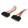 StarTech.com 12i 22 Pin SATA Power and Data Extension Cable