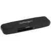 StarTech.com USB 3.0 Memory Card Reader for SD and microSD Cards including SDHC and SDXC- USB-C and USB-A - Portable USB SD and microSD Card Reader - USB 3.0 (5Gbps) - USB Powered