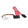 StarTech.com 20IN Slimline SATA Female to SATA W/ LP4 Power Cable Adapter