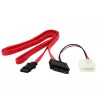 StarTech.com 36IN Slimline SATA Female to SA W/ LP4 Power Cable Adapter