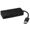 StarTech.com 4 Port USB 3.0 Hub - Mini Hub with Charge Port - Includes Power Adapter