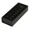 StarTech.com 4 Port Powered USB 3.0 Hub with 3 Dedicated USB Charging Ports (2 x 1A & 1 x 2A) Wall Mountable Metal Enclosure