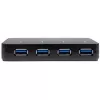 StarTech.com 4-Port USB 3.0 Hub plus Dedicated Charging Port - 1 x 2.4A Port - Desktop USB Hub & Fast-Charging Station - Mobile Device Charger incl iPad & iPhone - USB Battery Charging Spec 1.2