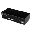 StarTech.com 2 Port USB DVI KVM Switch with DDM Fast Switching Technology and Cables
