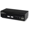 StarTech.com 2 Port USB VGA KVM Switch with DDM Fast Switching Technology and Cables - VGA USB KVM Switch - DDM KVM Switch