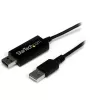 StarTech.com 2 Port USB Keyboard Mouse Switch Cable w File Transfer for PC and Mac