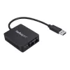 StarTech.com USB to Fiber Optic Converter - 1000Base-SX SC - MM - Windows / Mac / Linux - USB 3.0 Ethernet Adapter - Network Adapter