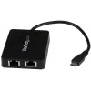 StarTech.com USB-C TO DUAL GIGABIT ETHERNET ADAPTER WITH USB (TYPE-A) PORT