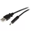 StarTech.com 2m USB to Type H Barrel Cable - USB to 3.4mm 5V DC Power Cable - USB to DC Power - 2 meter