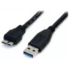StarTech.com 0.5m 1.5ft Black SuperSpeed USB 3.0 Cable A to Micro B - MM