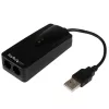 StarTech.com 2-Port External USB Modem - 56K Hardware Based Dial-up Interent Fax Modem - 2x RJ-11 Ports