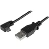 StarTech.com Micro-USB Charge-and-Sync Cable M/M - Right-Angle Micro-USB - 30/24 AWG - 1 m (3 ft.)