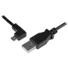 StarTech.com 0.5 m Micro-USB Charge-and-Sync Cable M/M - Left-Angle Micro-USB - 24 AWG