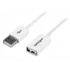 StarTech.com 1m White USB 2.0 Extension Cable A to A - MF