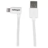 StarTech.com Angled Lightning to USB Cable - 2m (6ft) - White - Apple MFi Certified