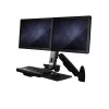 StarTech.com Sit Stand Dual Monitor Arm - For 2 x 24in Monitors - Height Adjustable - VESA Dual Monitor Stand - Sit Stand Workstation