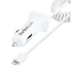 StarTech.com Lightning Car Charger w/Cable 2 Ports