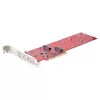 StarTech.com Dual M.2 PCIe SSD Adapter NVMe/AHCI