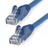 StarTech.com 15m CAT6 Ethernet Cable - LSZH (Low Smoke Zero Halogen) - 10 Gigabit 650MHz 100W PoE RJ45 10GbE UTP Network Patch Cord Snagless with Strain Relief - Blue CAT 6 ETL Verified 24AWG