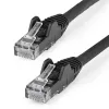 StarTech.com 15m CAT6 Ethernet Cable - LSZH (Low Smoke Zero Halogen) - 10 Gigabit 650MHz 100W PoE RJ45 10GbE UTP Network Patch Cord Snagless with Strain Relief - Black CAT 6 ETL Verified 24AWG