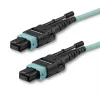 StarTech.com 10m (30ft) MTP(F)/PC to MTP(F)/PC OM3 Multimode Fiber Optic Cable 12F Type-A OFNP 50/125um LOMMF 40G Networks Low Insertion Loss MPO Fiber Patch Cord