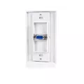 StarTech.com SINGLE OUTLET 15-PIN FEMALE VGA WALL PLATE - WHITE UK