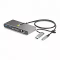 StarTech.com 2-Port USB-C/USB-A Hub - GbE and RS232