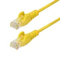 StarTech.com 1m Yellow Slim CAT6 Ethernet Cable