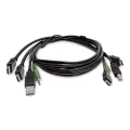 StarTech.com Dual-HDMI KVM Cable USB 2.0 3.5mm TAA