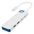 Targus Hyper HyperDrive Flex 4 Port USB-C Hub (Blue)
