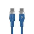 Targus Hyper HyperJuice Flex USB-C Silicone Charging Cable - Blue