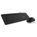 T'nb BRIDGE - Wired mouse + keyboard AZERTY- black (FR)