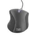 T'nb Office Wired Mouse Black Ultra Comfortable Curved Shape Allowing To Perfectly Fit The Shape Of The Hand Pleasant Grip