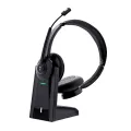 T'nb Activ 1000X Professional Headset With Recharge Base Wireless Connection Bluetooth 5.0 And 24Ghz Stereo Earpads