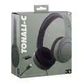 T'nb TONALITY - On-ear wired headset - sage green & lampblack