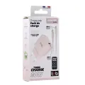 T'nb 1 USB-C 30W Mains Charger Pack incl USB-C Power Delivery Cable, Pink