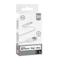 T'nb Lightning to USB cable 3m White