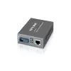 TP-Link WDM Fast Ethernet Media Converter Single Mode SC connector conversion between 10/100BASE-TX and 100BASE-FX full duplex Tx: 1550nm Rx: 1310nm up to 20 km cable length auto-MDI (X) housing moun