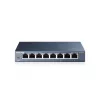 TP-Link 8-port Metal Gigabit Switch 5 10/100/1000M RJ45 ports supports GMP Snooping IEEE 802.1p QoS Plug and Play metal case