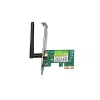 TP-Link 150M Wireless N PCI Express Lite Adapter Atheros chipset PCIe x1 form factor for each PCIe slot 802.11n/b/g assisted QSS (Quick Setup Security) / WPS with detachable antenna