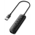 Ugreen USB 3.0 4-poort Hub 25cm Zwart