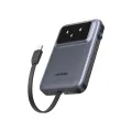 Ugreen Uno PB511 10.000mAh 30W PowerBank with Built-in Cable TFT-Display