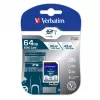 Verbatim SECURE DIGITAL CARD SDXC PRO UHS-I 64GB