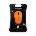 Verbatim GO NANO WIRELESS MOUSE VOLCANIC ORANGE