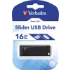 Verbatim USB DRIVE 2.0 STORE N GO SLIDER 16GB BLA