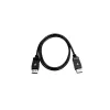 Video seven Black Video Cable DisplayPort1M 3.3ft DisplayPort 1.4 M/M