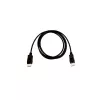 Video seven Black Video Cable DisplayPort2M 6.6ft DisplayPort 1.4 M/M