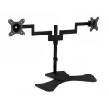 Video seven Dual Swivel Desk Stand Mount 2 Displays up to 27in